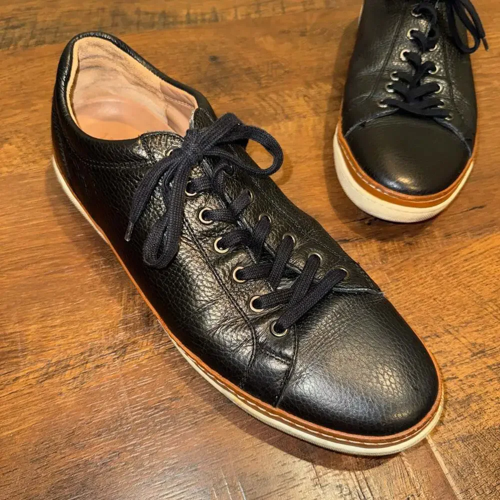 Allen Edmonds Porter Derby 50995 Men’s 10.5 D Black Leather FlyForm Portugal